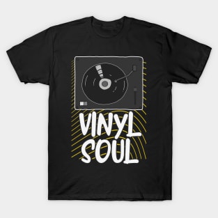 Vinyl Soul Record Turntable DJ T-Shirt